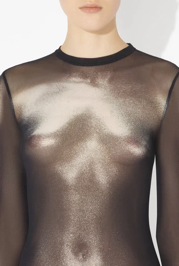 De zilveren Body Dust-top De zilveren Body Dust-top