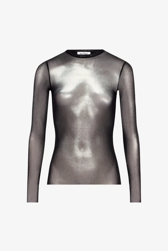 De zilveren Body Dust-top De zilveren Body Dust-top